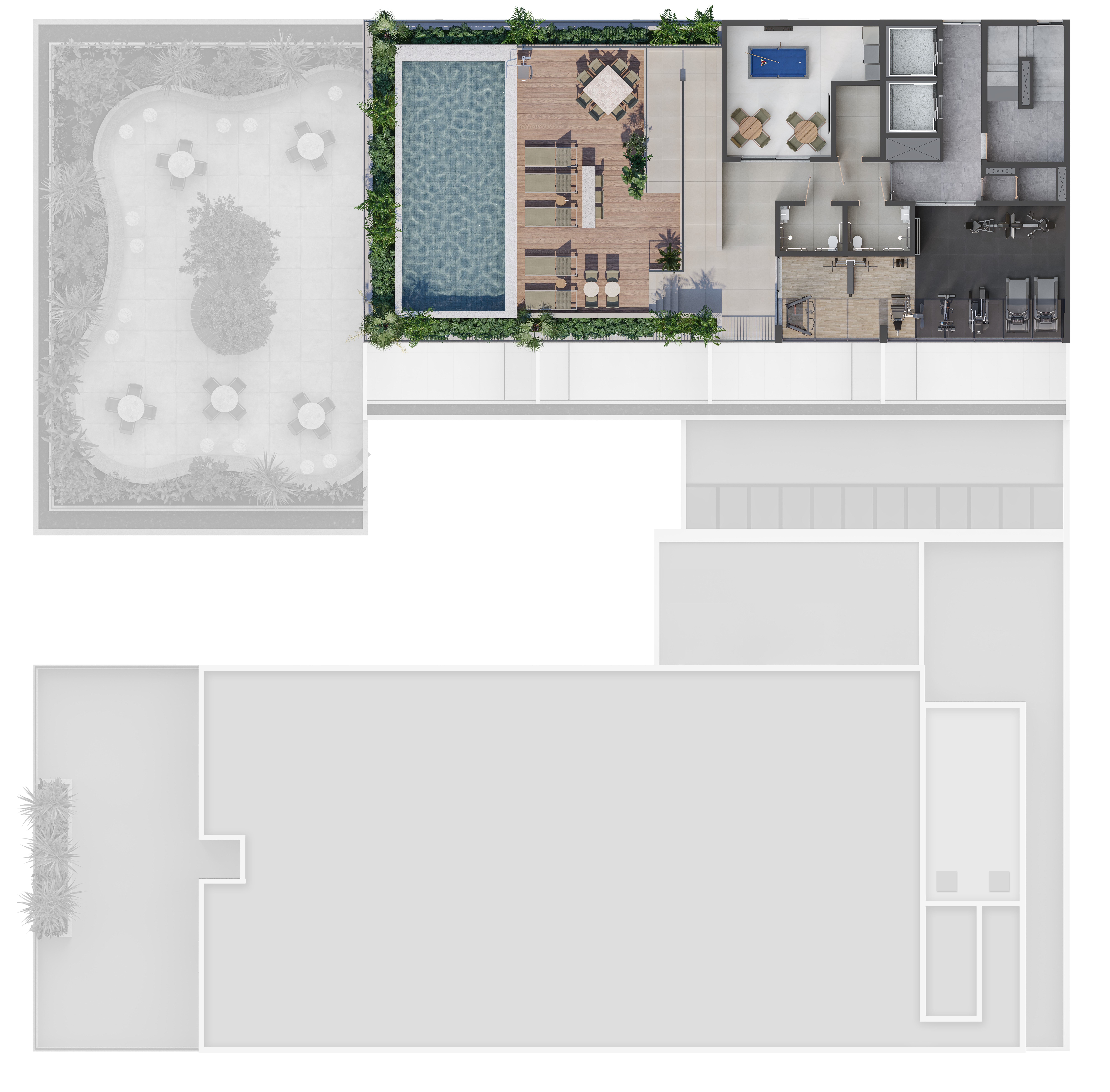 STUDIOS A PARTIR DE 30M² | 1 QUARTO 35 A 56M²  | LOJAS 75 A 568M² IDEAL PARA SHORT E  LONG STAY. O JEITO  INTELIGENTE DE  INVESTIR — foto 15