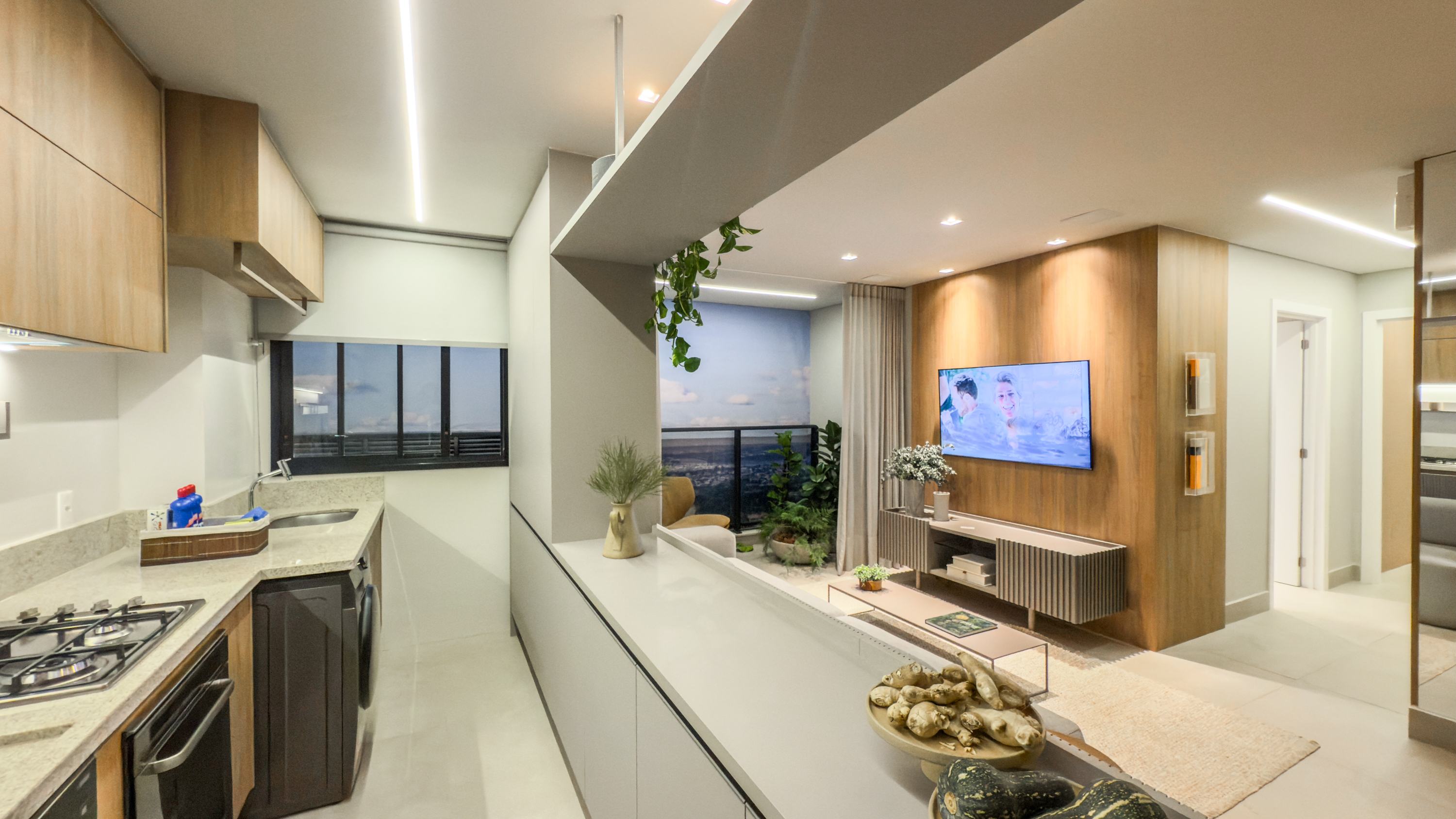 Apto 3 Qts 1 Suite 1 Suite | Varanda | Planta 77 m²| 1 Vaga | Lazer Completo | Viva Águas Claras Residencial Resort. — foto 9